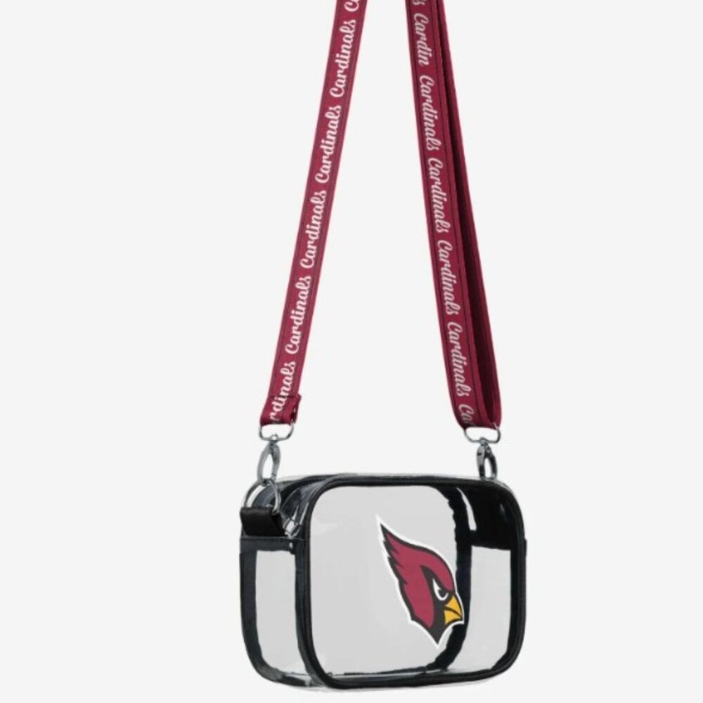 Arizona Cardinals Clear Crossbody Purse Football Bag FOCO